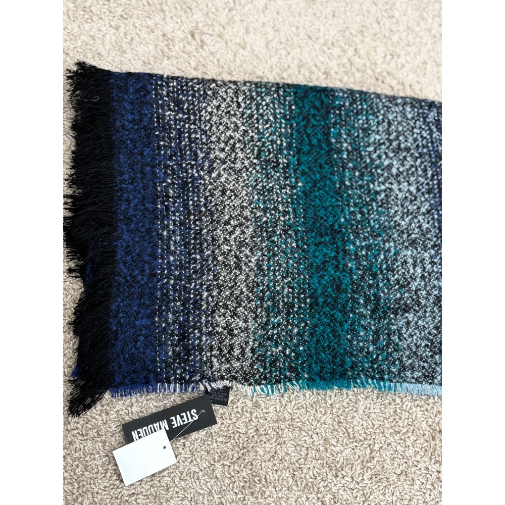 Steve Madden N Gradient Blue‎ Acrylic Scarf